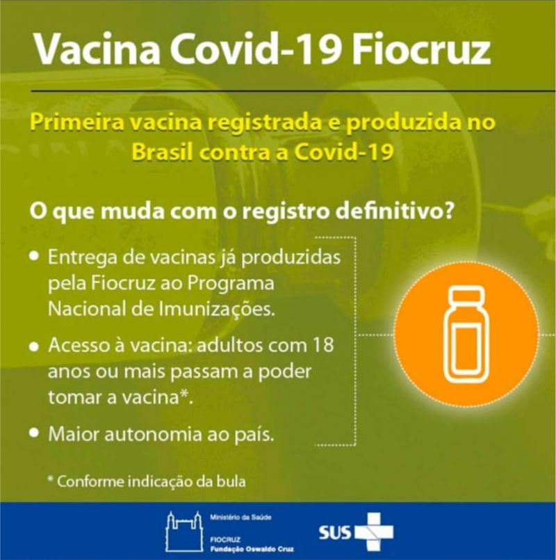 VACINA COVID 19 FIO CRUZ